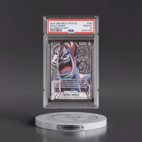 2024 One Piece OP06-Wings of the Captain #080 Gecko Moria - Alternate Art (PSA 10 GEM MINT)