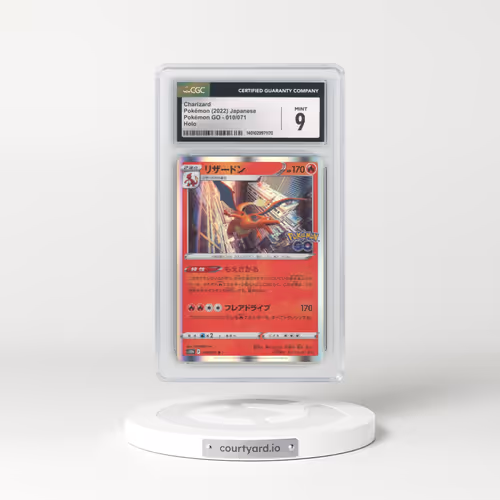 2022 Pokémon GO #010/071 Charizard - Holo (CGC 9 MINT)