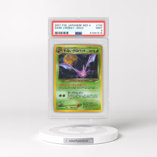 2001 Japanese Neo 4 #169 Dark Crobat - Holo (PSA 9 MINT)