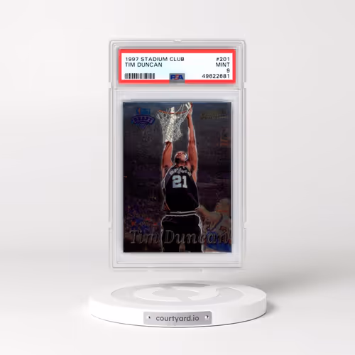 1997 Stadium Club #201 Tim Duncan (PSA 9 MINT)