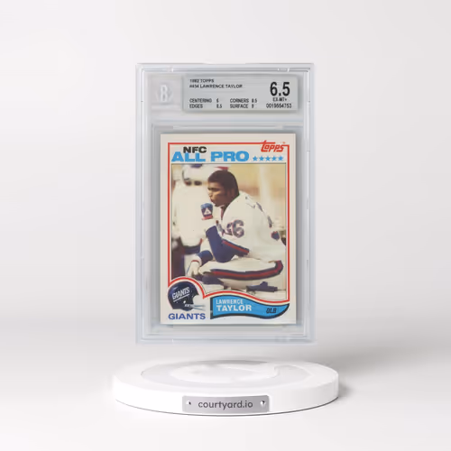 1982 Topps #434 Lawrence Taylor - All-Pro (BGS 6.5 EX-MT+)