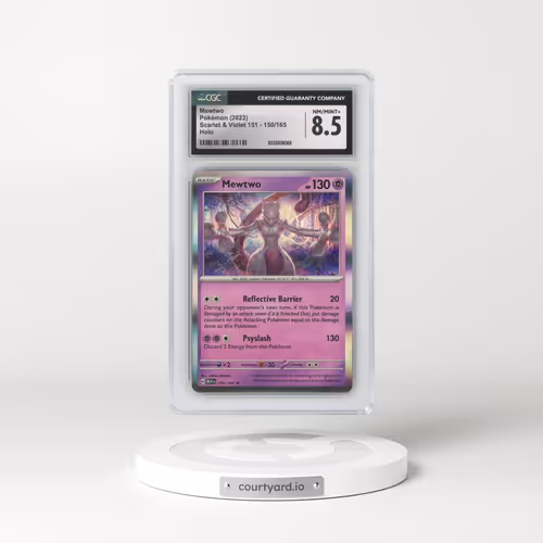 2023 Scarlet & Violet 151 - MEW EN #150/165 Mewtwo - Holo (CGC 8.5 NM-MT+)