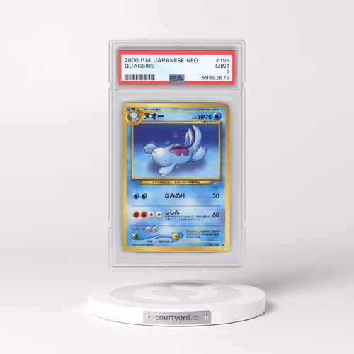 2000 Pokémon Neo #195 Quagsire (PSA 9 MINT)