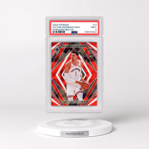 2023 Panini Phoenix Paragon #13 Victor Wembanyama - Red Ice (PSA 9 MINT)