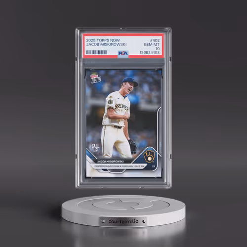 2025 Topps Now #402 Jacob Misiorowski (PSA 10 GEM MINT)