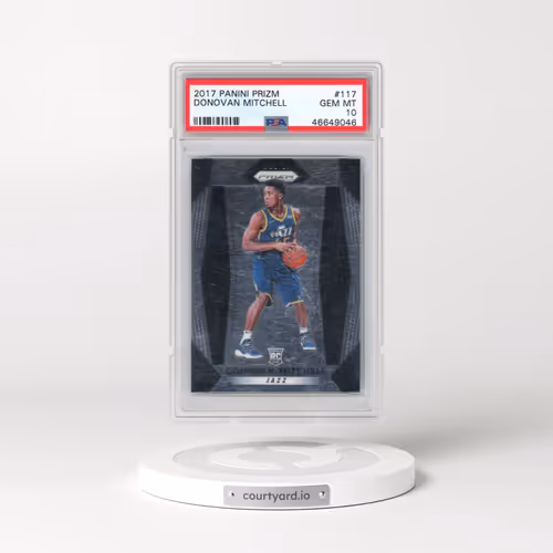 2017 Panini Prizm #117 Donovan Mitchell (PSA 10 GEM MINT)