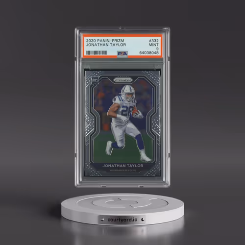 2020 Panini Prizm #332 Jonathan Taylor (PSA 9 MINT)