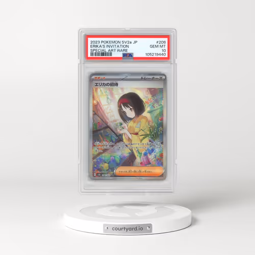 2023 Pokémon Sv2a-Pokemon 151 #206 Erika's Invitation - Special Art Rare (PSA 10 GEM MINT)