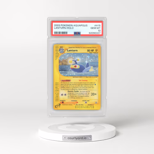 2003 Pokémon Aquapolis #H15 Lanturn - Holo (PSA 10 GEM MINT)