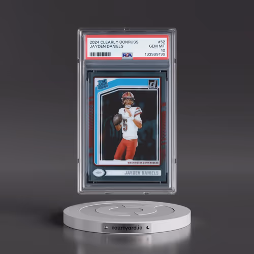 2024 Panini Clearly Donruss #52 Jayden Daniels (PSA 10 GEM MINT)