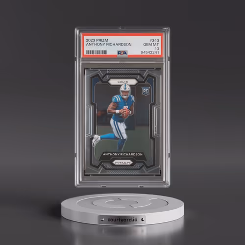2023 Panini Prizm #343 Anthony Richardson (PSA 10 GEM MINT)