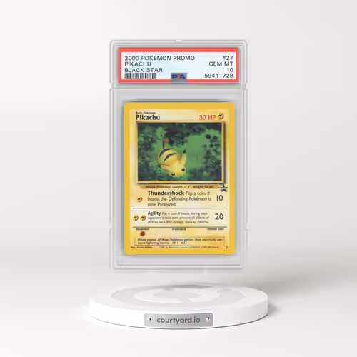 1999 Black Star Promos #27 Pikachu - The Power of One (PSA 10 GEM MINT)
