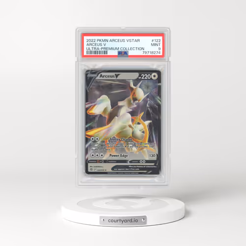 2022 Pokémon Arceus Vstar Ultra-Premium Collection #122 Arceus V - Holo (PSA 9 MINT)