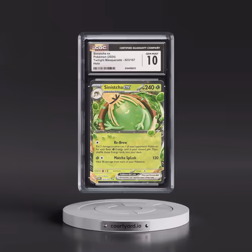 2024 Twilight Masquerade - TWM EN #023/167 Sinistcha ex - Holo (CGC 10 GEM MINT)