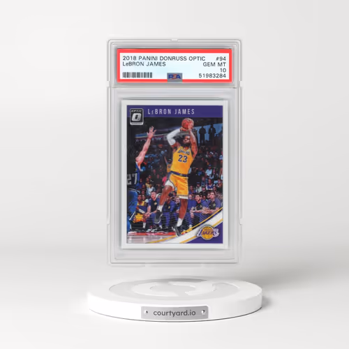 2018 Panini Donruss Optic #94 LeBron James (PSA 10 GEM MINT)