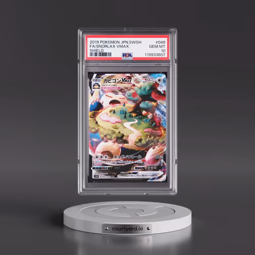 2019 Pokémon Sword & Shield Shield #046 Snorlax Vmax - Full Art (PSA 10 GEM MINT)