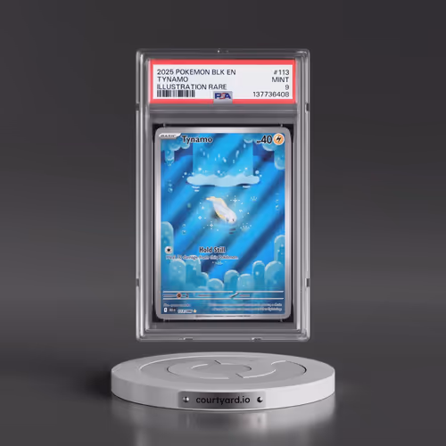 2025 Pokémon Blk EN-Black Bolt #113 Tynamo - Illustration Rare (PSA 9 MINT)