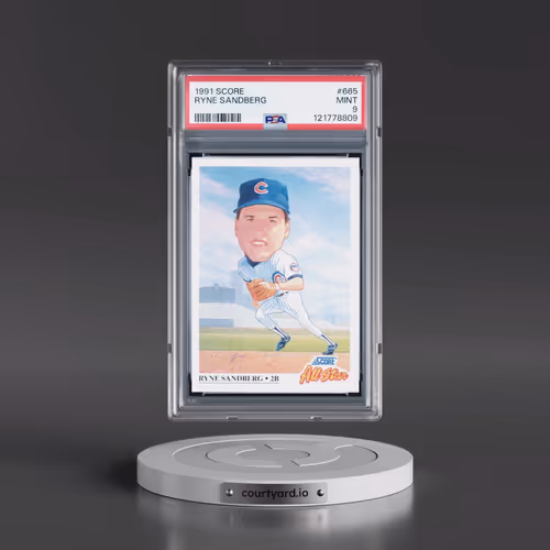 1991 Score #665 Ryne Sandberg (PSA 9 MINT)