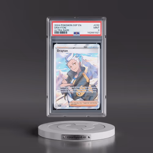 2024 Pokémon Ssp EN-Surging Sparks #232 Drayton - Ultra Rare (PSA 9 MINT)