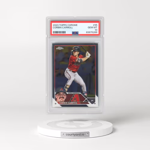2023 Topps Chrome #95 Corbin Carroll (PSA 10 GEM MINT)