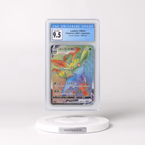 2021 Eevee Heroes #088/069 Leafeon VMAX - Hyper Rare Holo (CGC 10 GEM MINT)