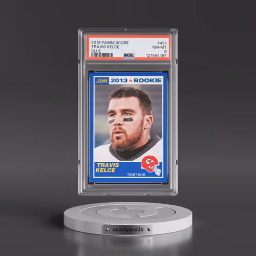 2013 Panini Score #431 Travis Kelce - Blue (PSA 8 NM-MT)