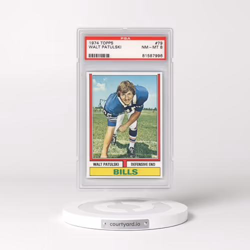 1974 Topps #79 Walt Patulski (PSA 8 NM-MT)