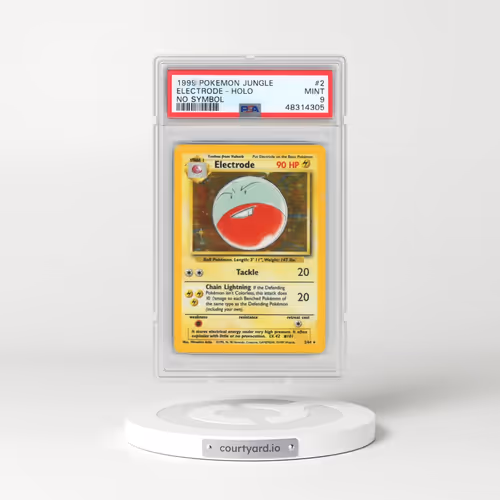1999 Pokémon Jungle #2 Electrode - Holo No Symbol (PSA 9 MINT)