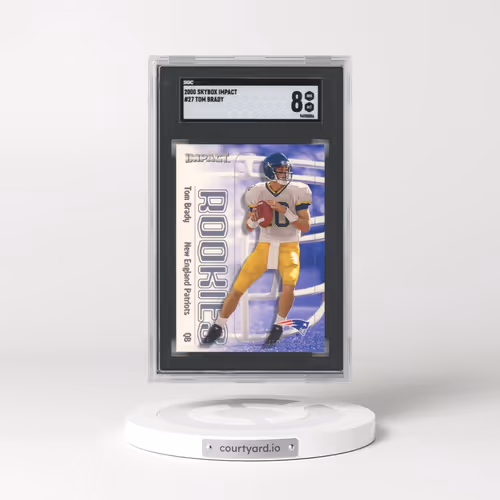 2000 Skybox Impact #27 Tom Brady (SGC 8 NM-MT)