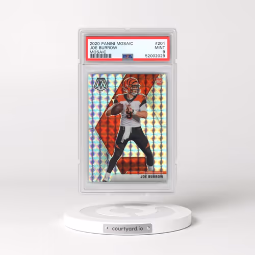 2020 Panini Mosaic #201 Joe Burrow - Mosaic (PSA 9 MINT)