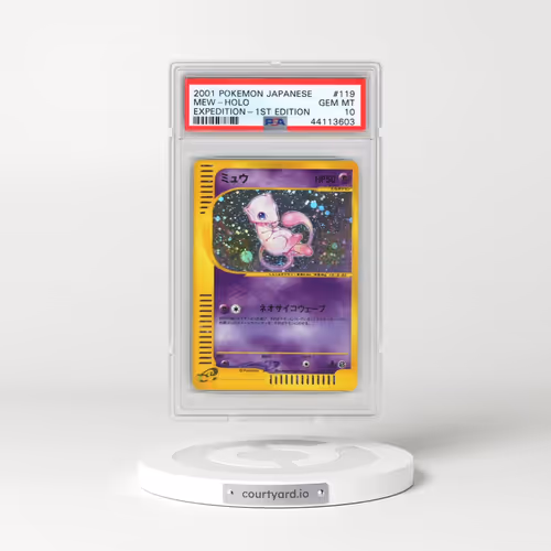 2001 Pokémon Expedition #119 Mew - 1st Edition Holo (PSA 10 GEM MINT)