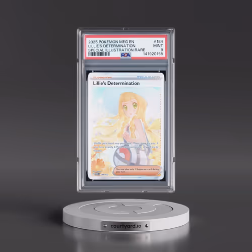 2025 Pokémon Meg EN-Mega Evolution #184 Lillie's Determination - Special Illustration Rare (PSA 9 MI