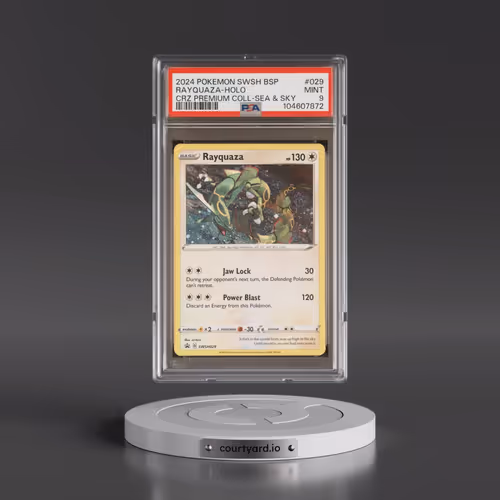 2024 Pokémon Swsh Black Star Promo #029 Rayquaza - Holo Crown Zenith Premium Collection Sea & Sky (P