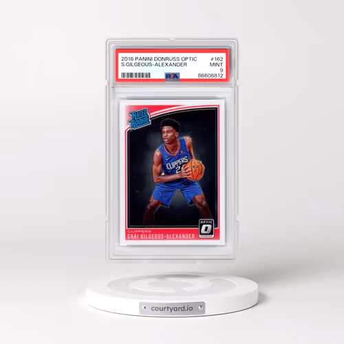2018 Panini Donruss Optic #162 Shai Gilgeous-Alexander (PSA 9 MINT)