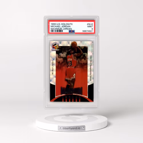1999 Upper Deck Hologrfx Maximum Jordan #MJ2 Michael Jordan (PSA 9 MINT)