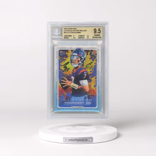 2023 Topps Now X Tyson Beck X C.J. Stroud #CJ2 C.J. Stroud (BGS 9.5 GEM MINT)