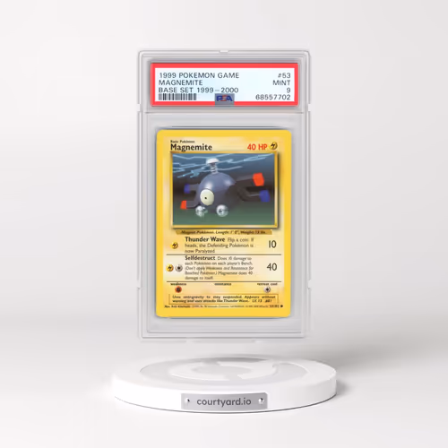 1999 Pokémon Game #53 Magnemite - Base Set 1999-2000 (PSA 9 MINT)