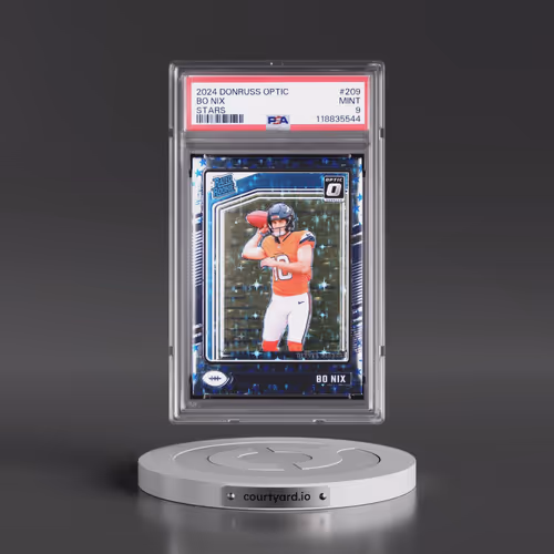 2024 Panini Donruss Optic #209 Bo Nix - Stars (PSA 9 MINT)