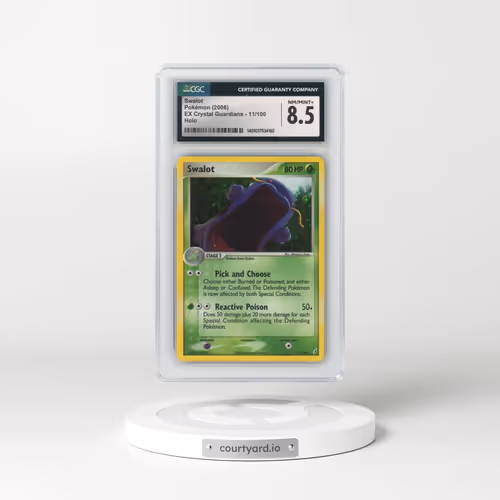 2006 EX Crystal Guardians #11/100 Swalot - Holo (CGC 8.5 NM-MT+)