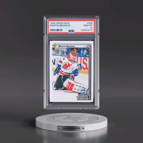 1992 Upper Deck #408 Martin Brodeur (PSA 10 GEM MINT)