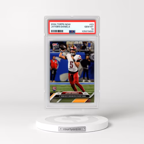 2024 Topps Now #23 Jayden Daniels (PSA 10 GEM MINT)