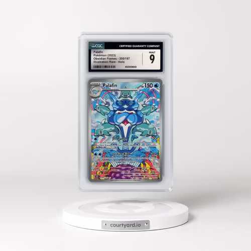 2023 Pokémon Obf EN-Obsidian Flames #200 Palafin - Illustration Rare (CGC 9 MINT)