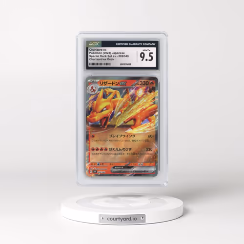 2023 Venusaur/Charizard/Blastoise Spec. Set ex #009/049 Charizard ex - Charizard ex Deck Holo (CGC 9