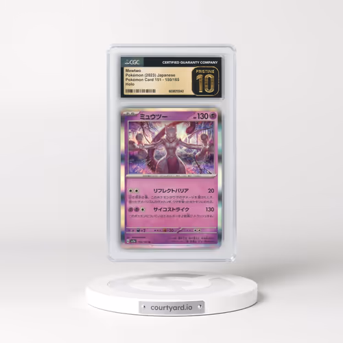 2023 Pokémon Card 151 #150/165 Mewtwo - Holo (CGC 10 PRISTINE)