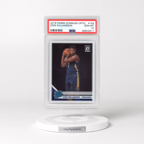 2019 Panini Donruss Optic #158 Zion Williamson (PSA 10 GEM MINT)