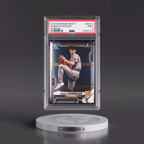 2021 Bowman Draft #BDC41 Bubba Chandler - Chrome (PSA 9 MINT)