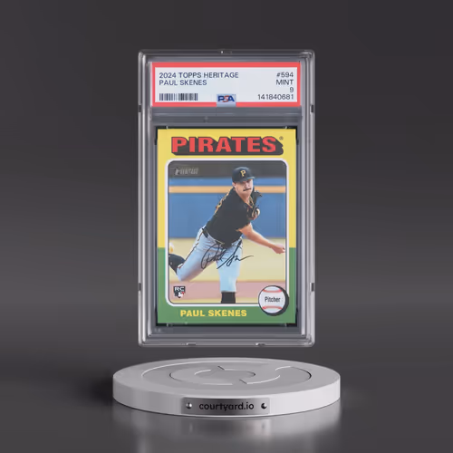 2024 Topps Heritage #594 Paul Skenes (PSA 9 MINT)