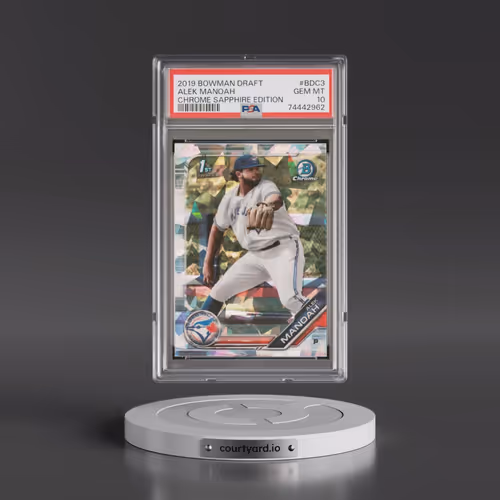 2019 Bowman Draft Chrome Sapphire Edition #BDC3 Alek Manoah (PSA 10 GEM MINT)