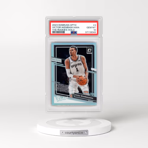 2023 Panini Donruss Optic the Rookies #4 Victor Wembanyama - Holo (PSA 10 GEM MINT)