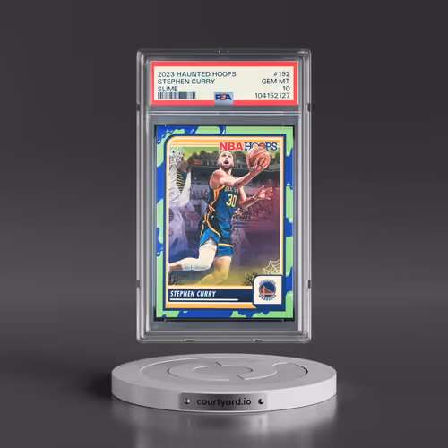 2023 Panini Haunted Hoops #192 Stephen Curry - Slime (PSA 10 GEM MINT)